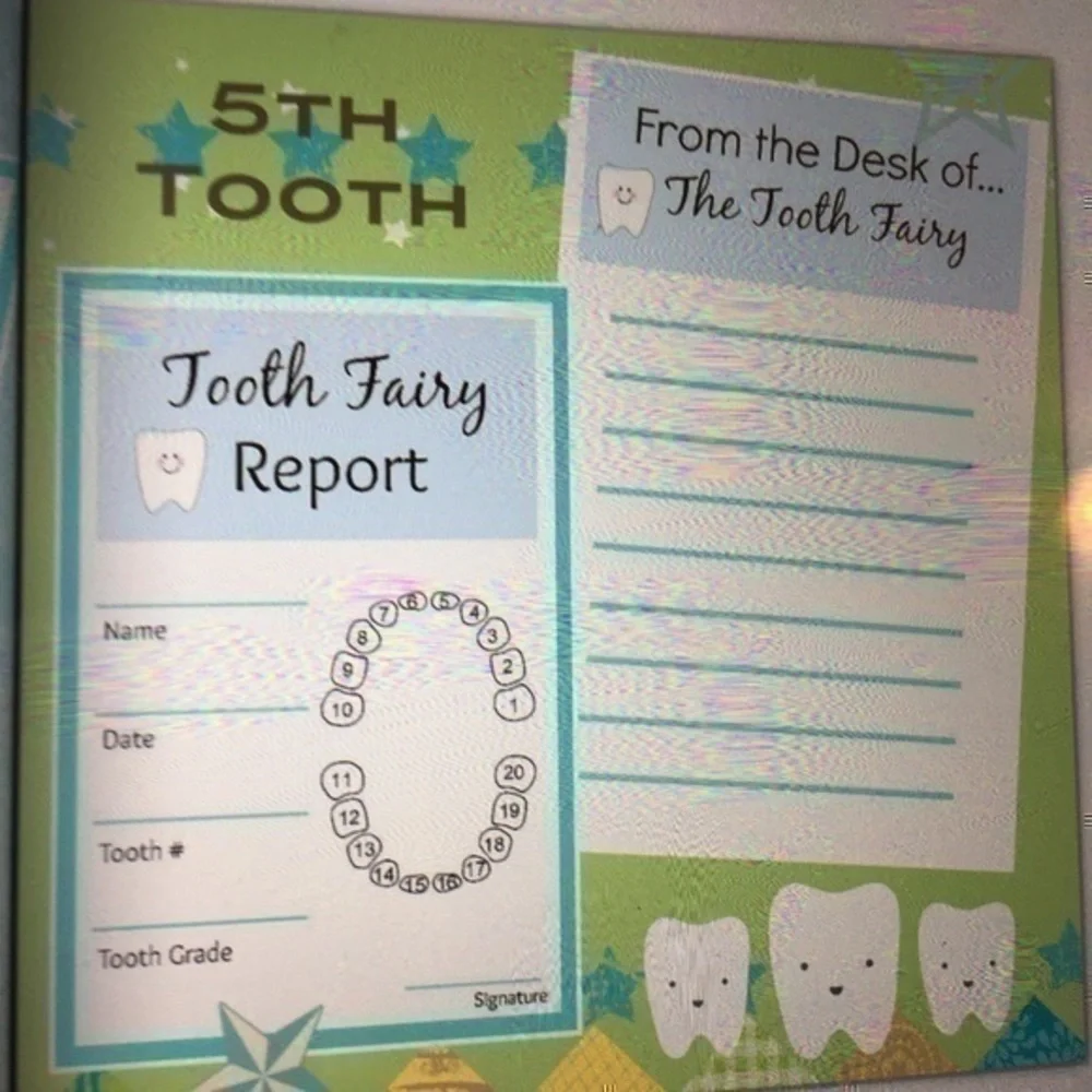 8x8 Hardcover Boys First Tooth book